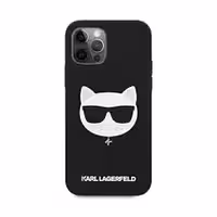 قاب سیلیکونی آیفون 12 و 12 پرو طرح گربه کارل CG Mobile iphone 12/12 Pro Karl Lagerfeld Silicone Case