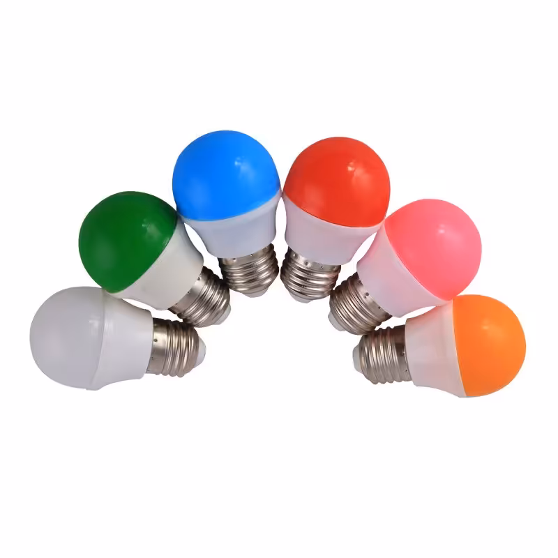 لامپ کوچک رنگی شب خواب سه وات موجود در رنگ های مختلف