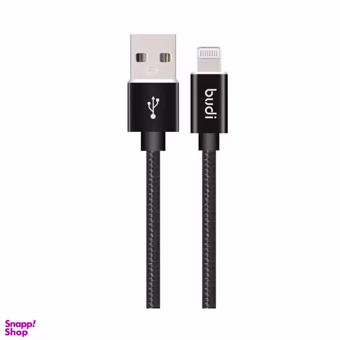 کابل تبدیل USB به Lightning بودی (Budi) مدل M8J180 به طول 1m