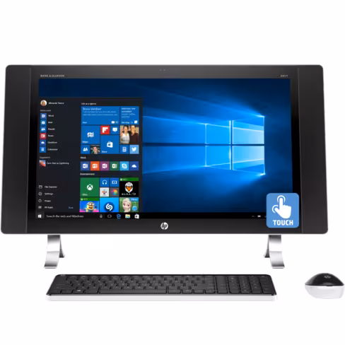 کامپیوتر آماده اچ پی مدل 24 ایکس تی با پردازنده i7 و صفحه نمایش QHD لمسی