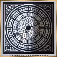 ساعت دیواری کلاسیک
کد  C20
طرح بیگ بن مربعی
موتور ساعت روانگرد و بیصدا 
