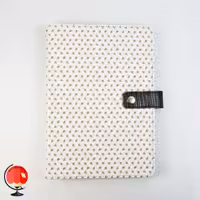 دفتر کلاسوری 100 برگ پارچه ای طرح گل آپادانا