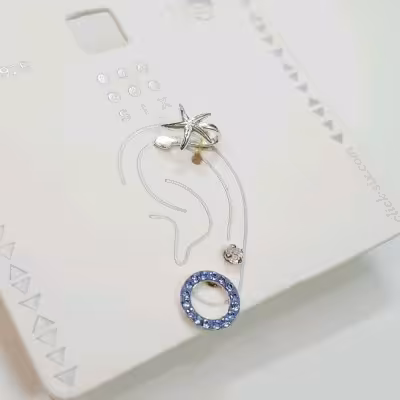 پک گلگوش و ایرکاف نقره 925 ، جنس نقره استرلینگ عیار 925