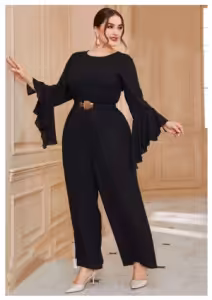 سرهمی مجلسی آستین کلوش سایزبزرگ