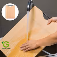 تخته برش گوشت چوبی بامبو مدل L45 کد Gw130601012