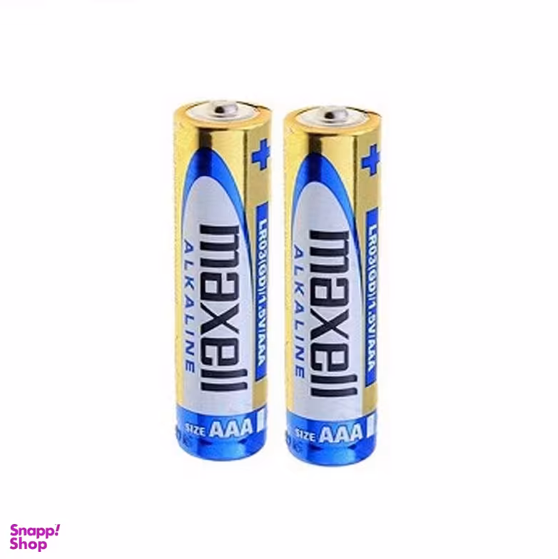 باتری نیم قلمی مکسل (Maxell) مدل Alkaline بسته 2 عددی