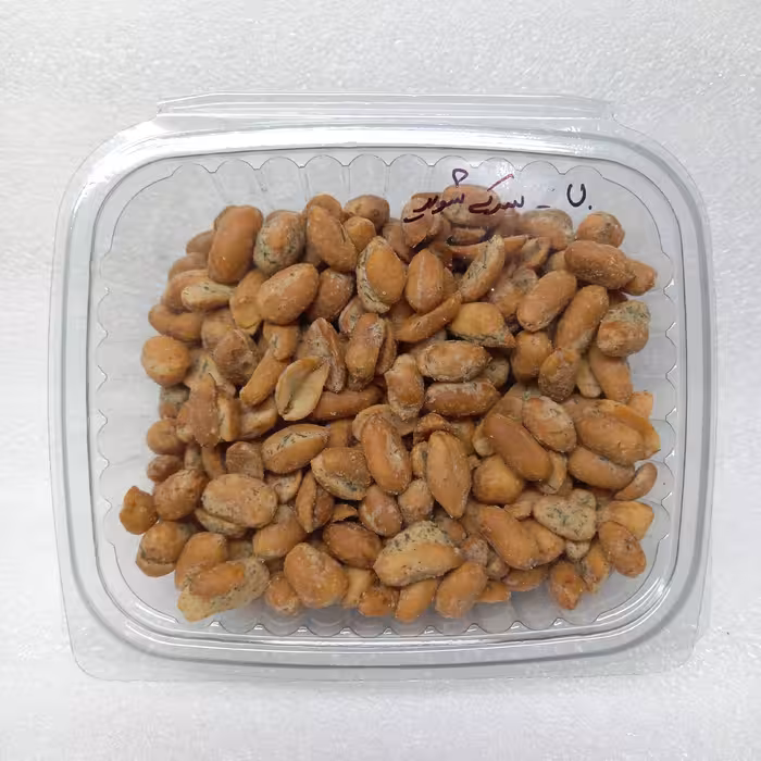 بادام زمینی روکش دار سرکه و شوید 290 گرم(فوق العاده خوشمزه و ترد)