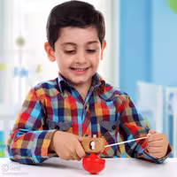 بازی فرفره چوبی چوبین
