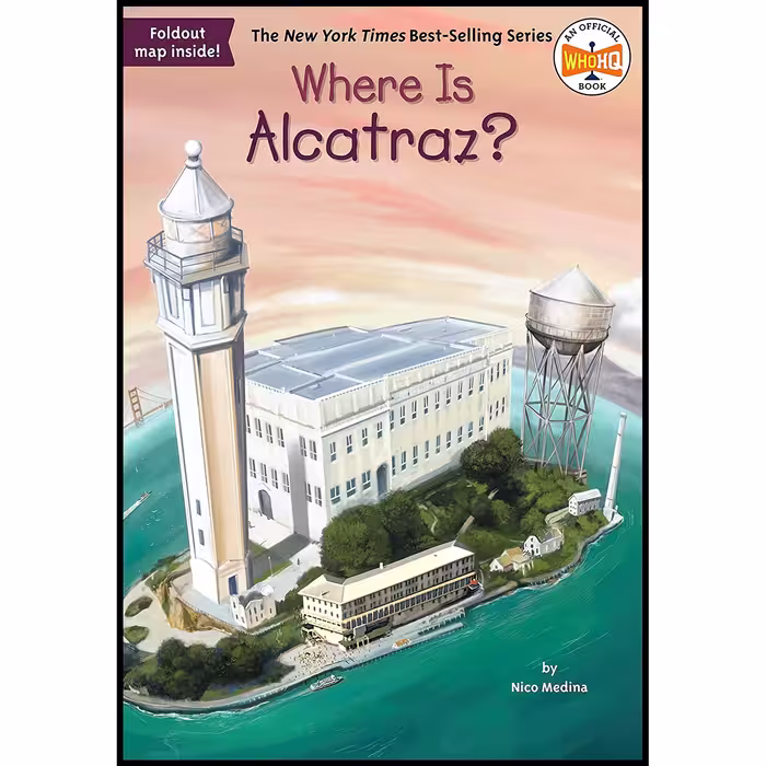 کتاب زبان اصلی Where Is Alcatraz اثر Nico Medina and Who HQ and David Groff