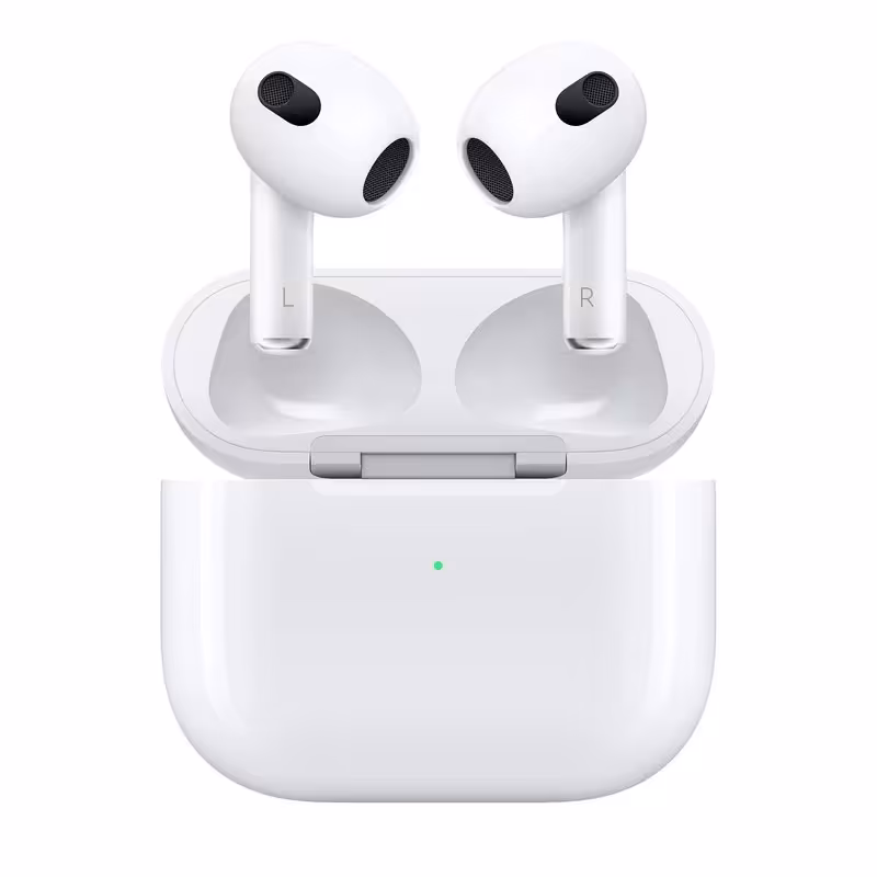 ایرپاد 3 طرح اپل هندزفری بلوتوثی بیسیم کپی اقتصادی مدل Airpods 3 رنگ سفید