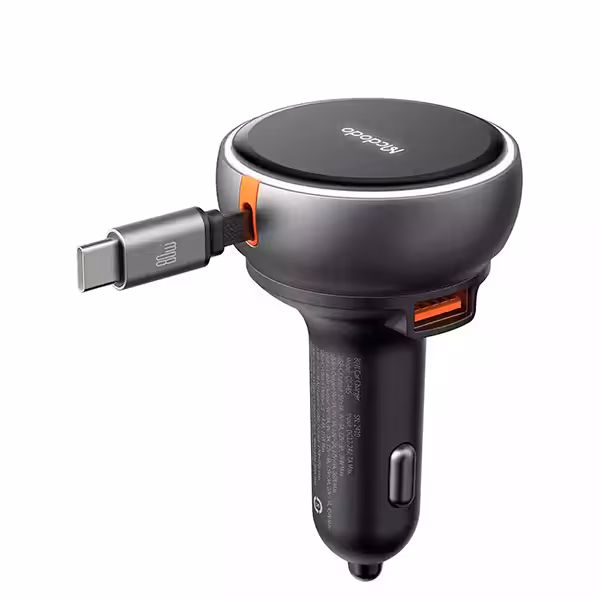 شارژر فندکی 3 پورت 80 وات مک دودو CC-4850