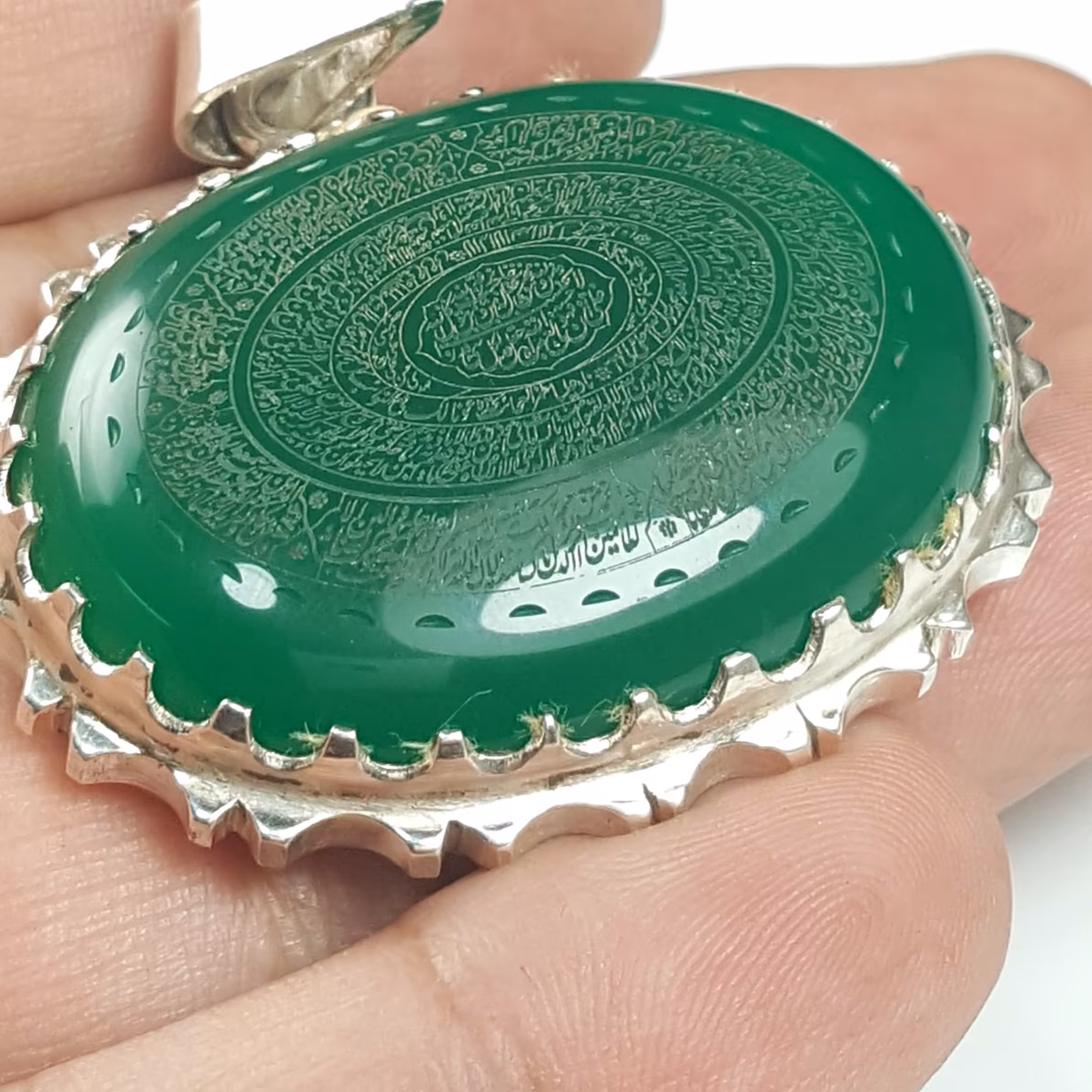 گردنبند عقیق سبز 