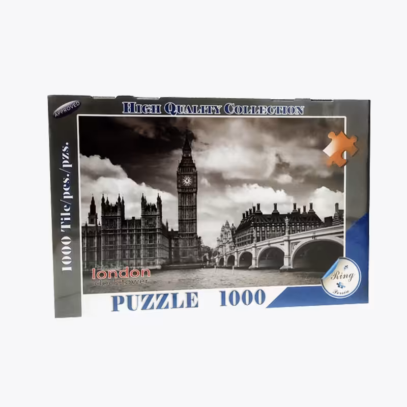 پازل 1000 تکه مقوایی طرح برج ساعت لندن مدل رینگ