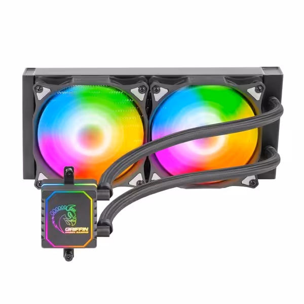 خنک کننده پردازنده گرین مدل GLACIER 240 ARGB به همراه براکت LGA 1700(فروش فقط با سیستم کامل)