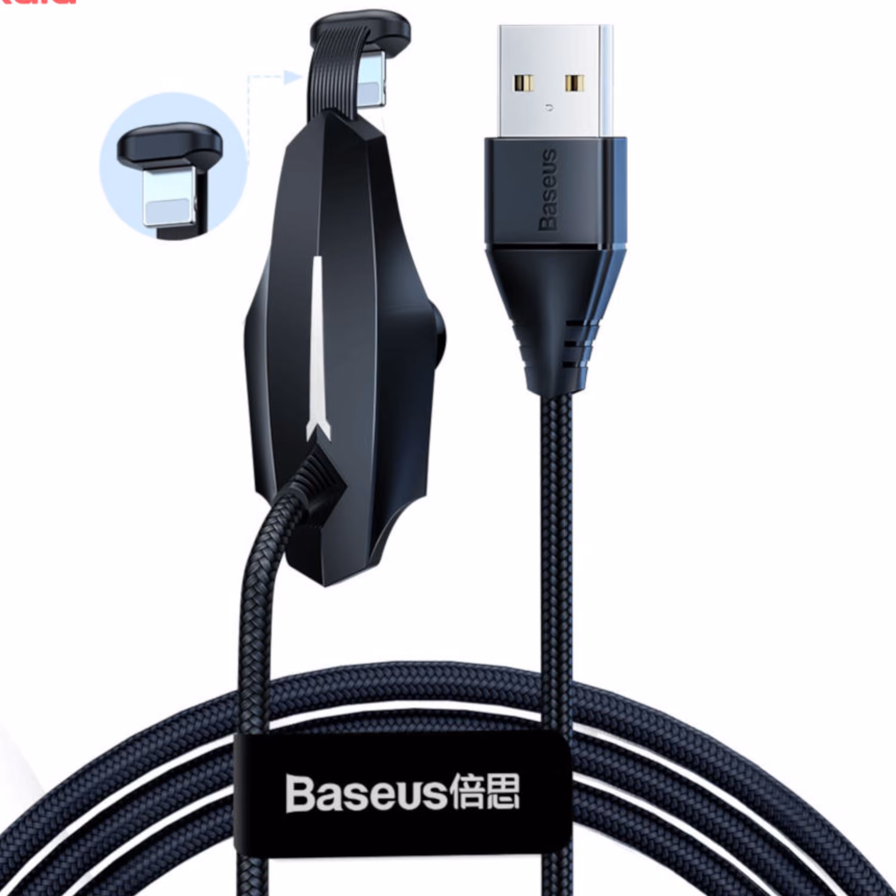 کابل تبدیل USB به لایتنینگ باسئوس مدل CALXA-B01 طول 2 متر