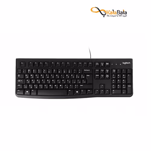 خرید و قیمت کیبورد با سیم لاجیتک K120 Ergonomic Desktop Business