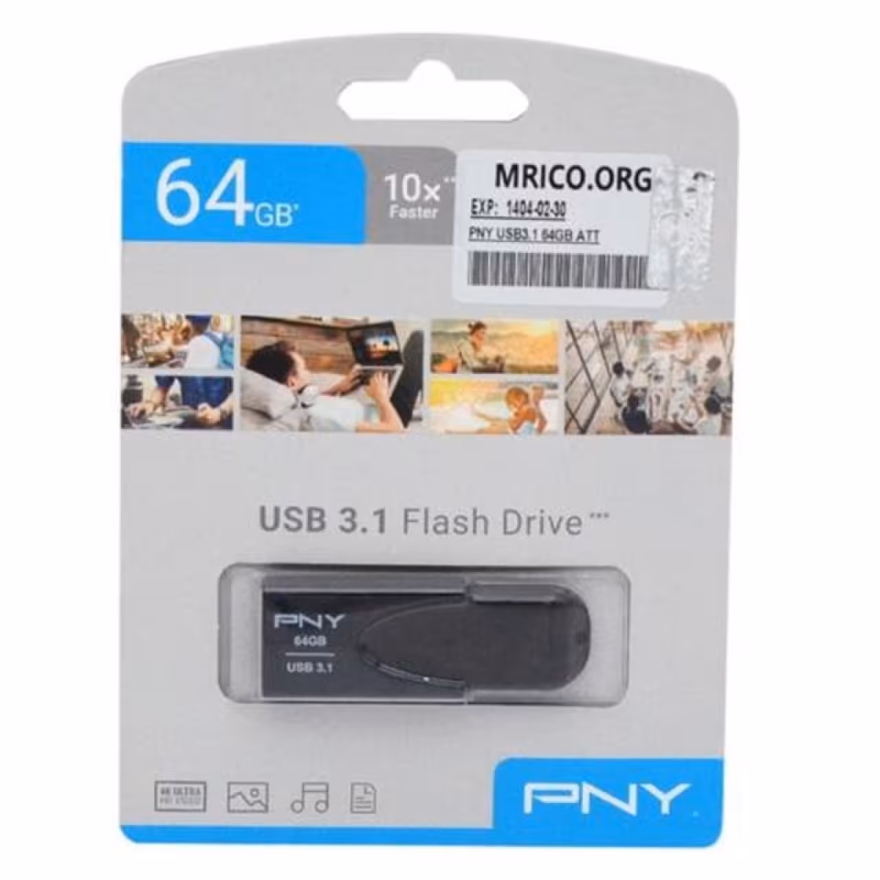 فلش مموری پی ان وای مدل USB 3.1 Flash Drive ظرفیت 64 گیگابایت
