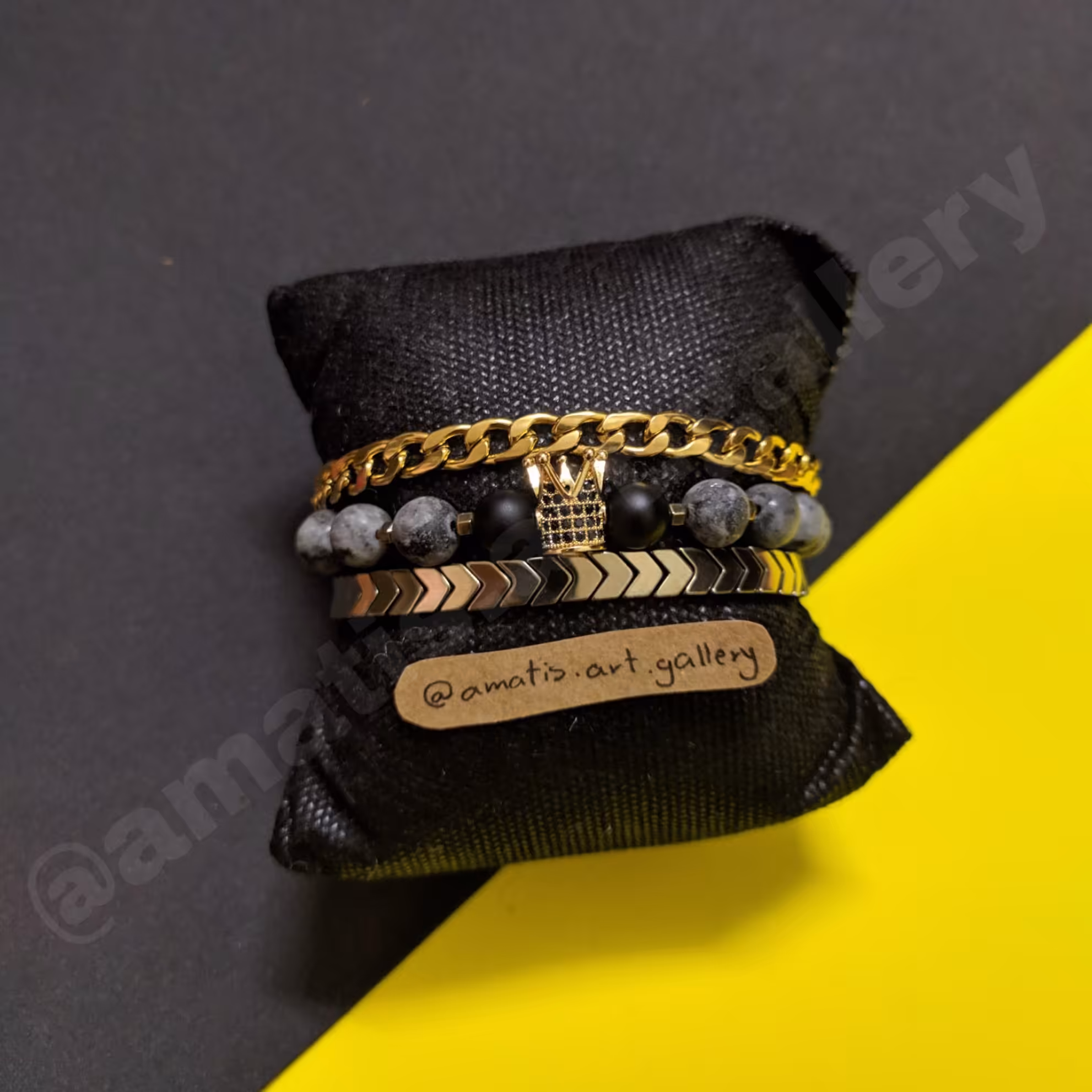 ست دستبند مردانه و زنانه