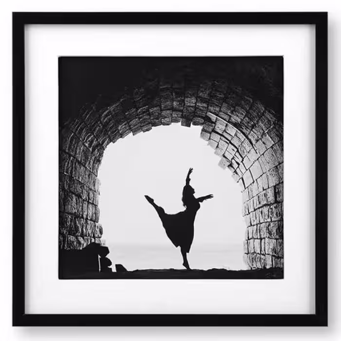 تابلو مدرن بالرین (SILHOUETTE OF BALLERINA) کد GW-99101-C