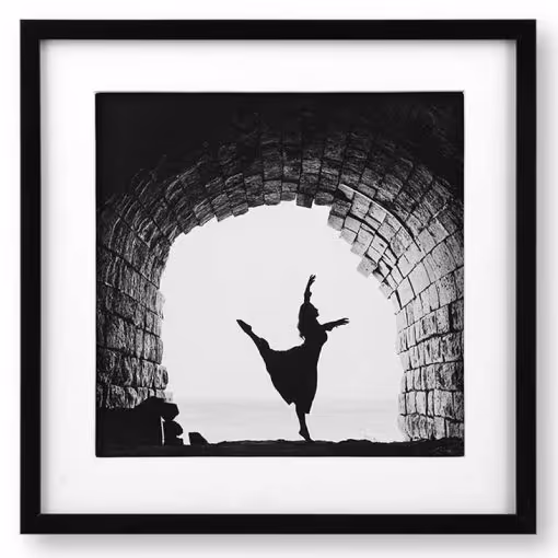 تابلو مدرن بالرین (SILHOUETTE OF BALLERINA) کد GW-99101-C