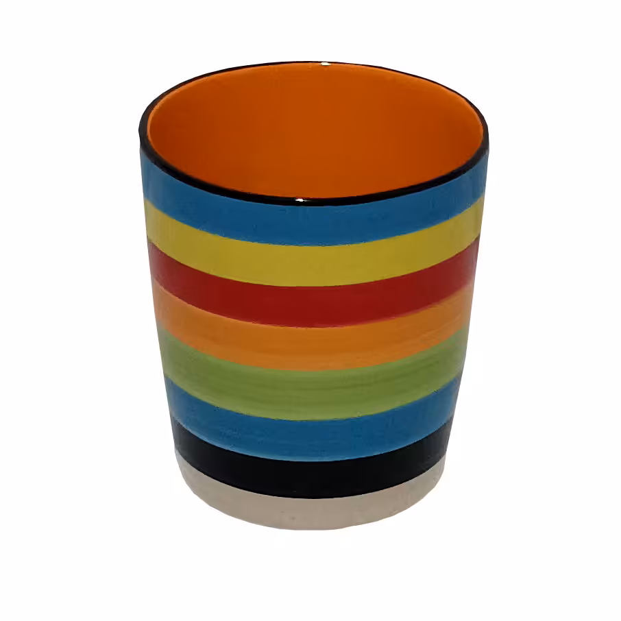 لیوان سرامیکی مدل رنگین کمان درجه یک بسته 1 عددی