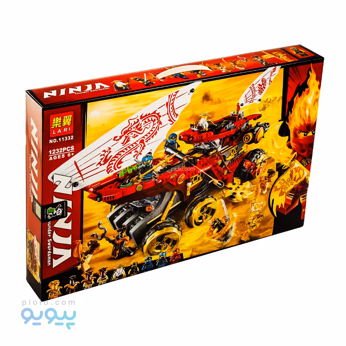 لگو اسباب بازی برند Lari طرح ninja thunder swordsman کد 11332