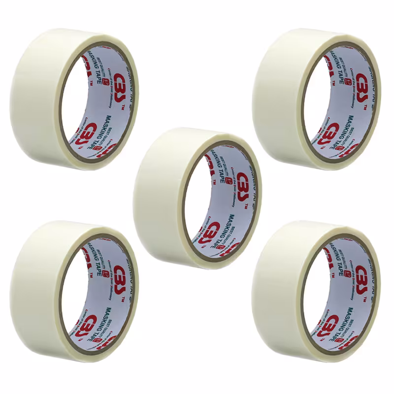  چسب کاغذی سی بی اس مدل JM1640 عرض 4 سانتی متر بسته 5 عددی 