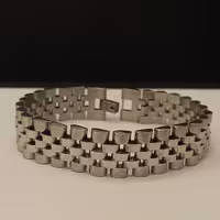 دستبندرولکس نقره ای 15 میل