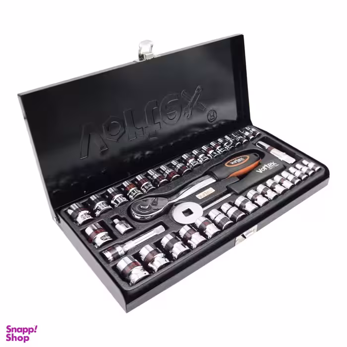 آچار و سری بکس ورتکس مدل YP-3/8-1/2DRIVE مجموعه 40 عددی