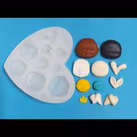 قالب سیلیکونی چهره 6 مدل و سایز 