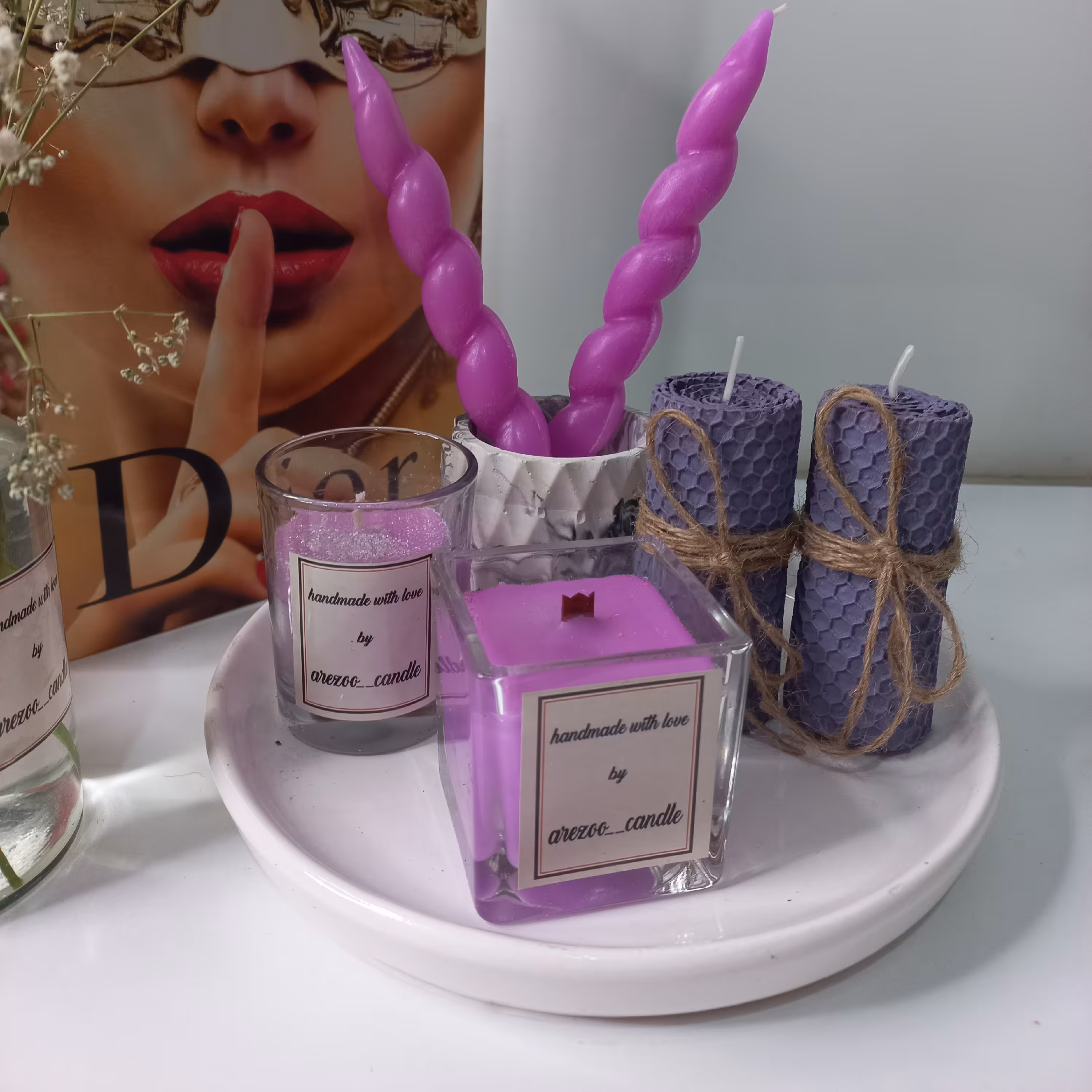 شمع ست و دکوراتیو