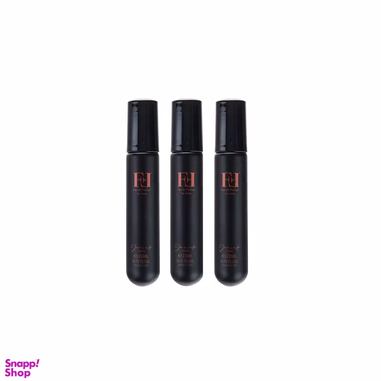 عطر جیبی مردانه ژک ساف (Jacsaf) مدل FF حجم 22 میلی‌لیتر مجموعه 3 عددی
