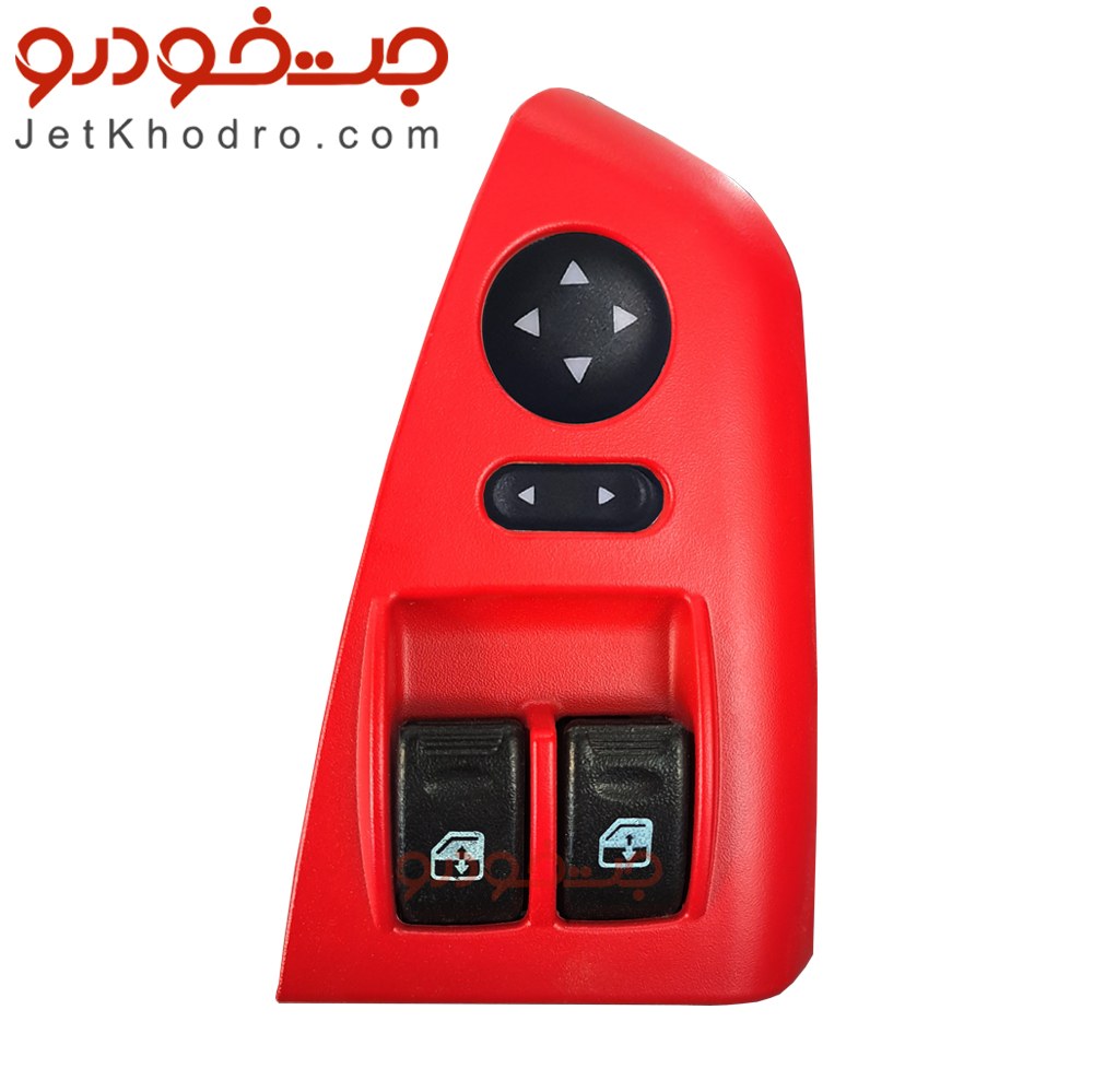 کلید شیشه بالابر ساینا چپ قرمز