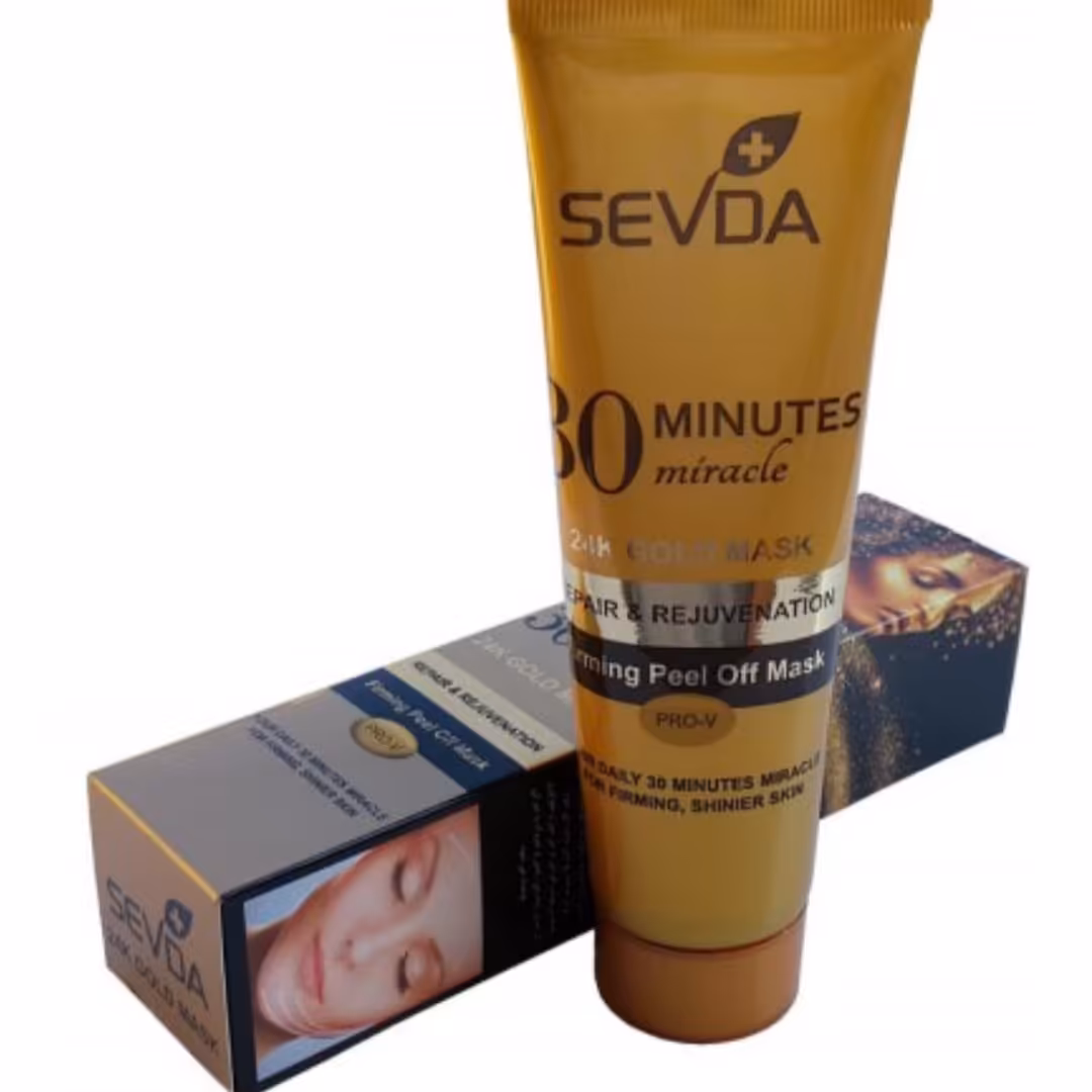 ماسک طلا صورت 