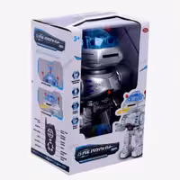 818-ربات آدمک فضایی چراغدار و موزیکال 27107 space armor