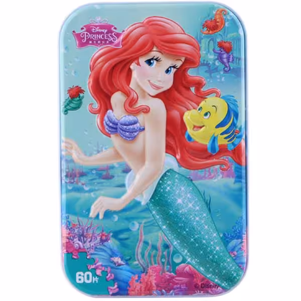 پازل پرنسس های دیزنی مدل پری دریایی 60 تکه کد DF2502