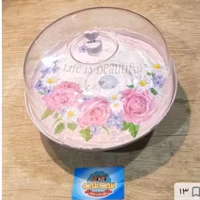 ظرف کیک پایه دار فانتزی