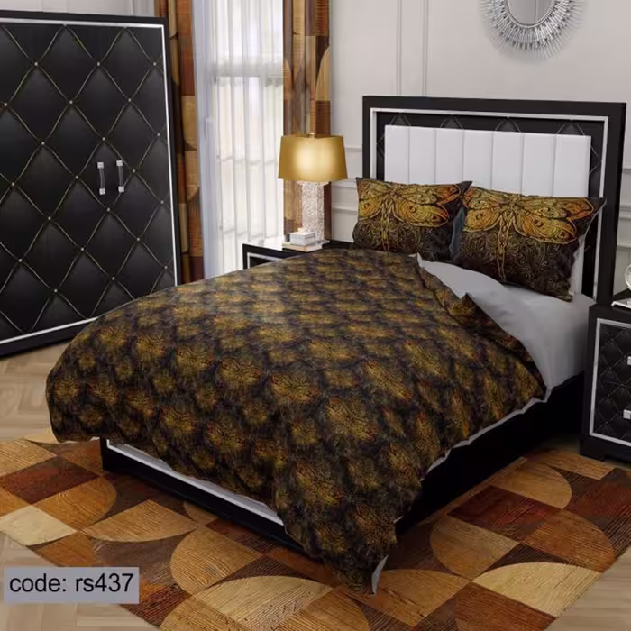 سرویس روتختی 2 نفره تنسل چاپی برندترک لند(Turk Land) rs 437