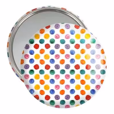 آینه جیبی خندالو مدل خال خالی کد 5322