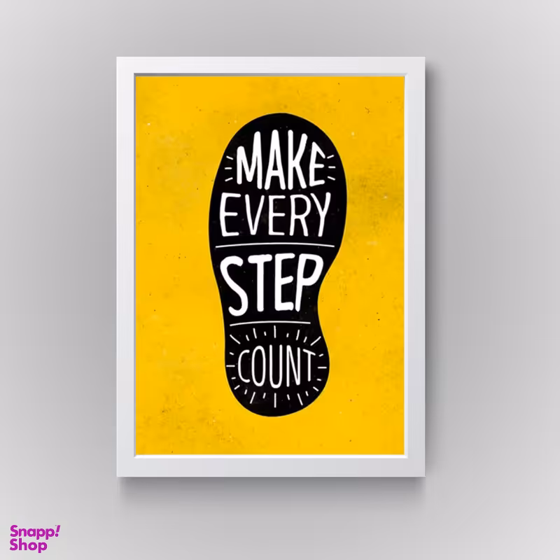 تابلو مدل دکوراتیو انگیزشی step count کد N247