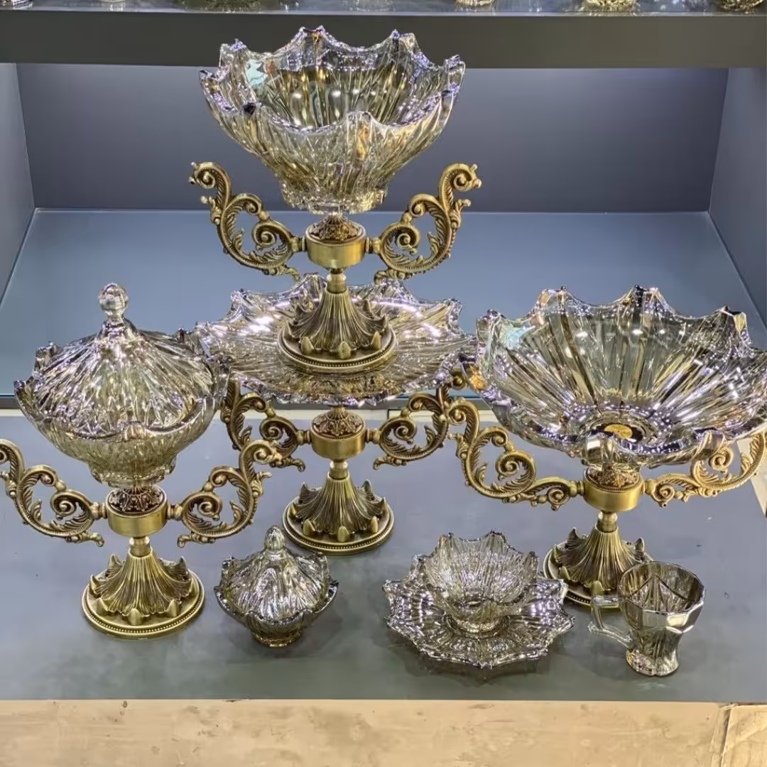 سرویس 12نفره 42پارچه الیزه شامپاینی 