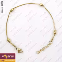 دستبند زنجیری استیل (طرح کپسولی) 1001