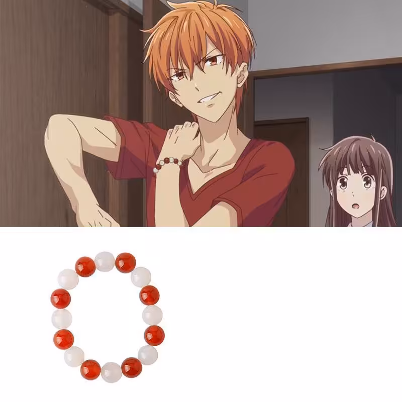 دستبند کیو سوما انیمه سبد میوه ها جنس سنگ Fruits basket 