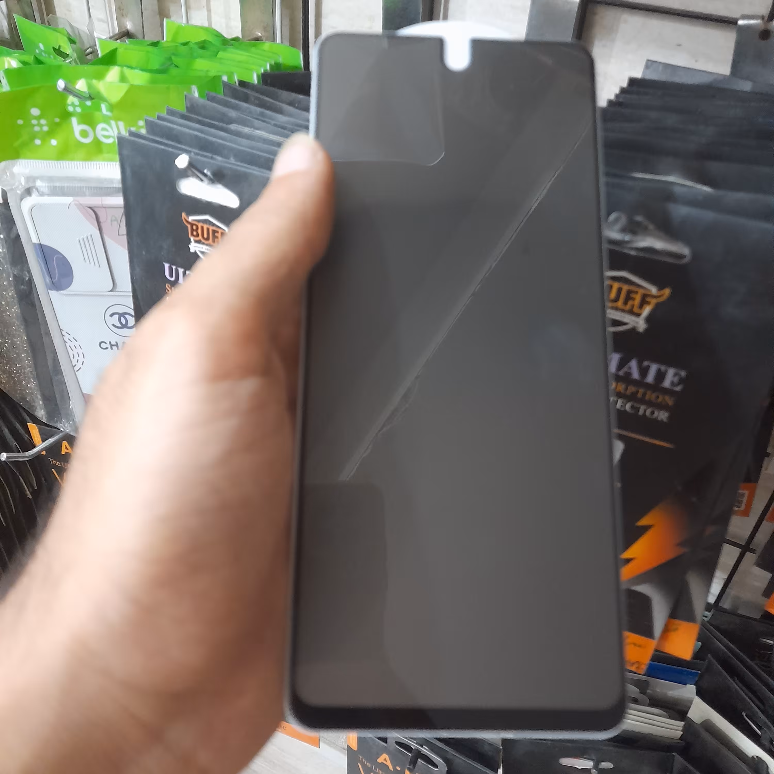 گلس شیشه ای خصوصی شیائومی  xiaomi redmi note 12s - poco c40 خشگیر پرایوسی خصوصی محافظ صفحه نمایش POCO C40 - NOTE 12S