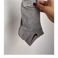 جوراب مچی نایک طوسی نخ پنبه فری سایز