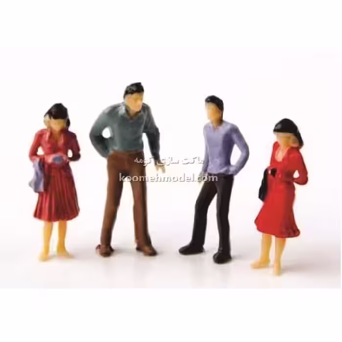 پرسوناژ آدمک خارجی رنگی کومه مقیاس 1/50 کد 805