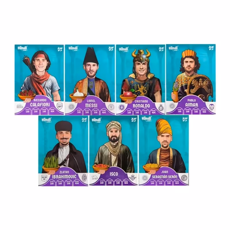 اسباب بازی زینتی کیمدی مدل نوروز مجموعه 7 عددی