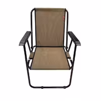 صندلی سفری تاشو (بژ) مدل APP-179 کاورد دار