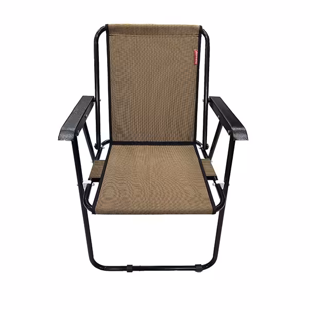 صندلی سفری تاشو (بژ) مدل APP-179 کاورد دار