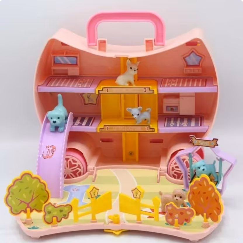 اسباب بازی پارک بازی حیوانات (کیفی چرخدار)